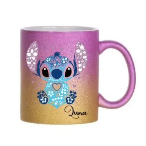 Taza tornazolada bicolor